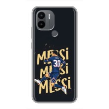 Чехлы для Xiaomi Poco C50 (Leo чемпион) (AlphaPrint) (Messi ПСЖ)