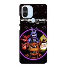 Чехлы Пять ночей с Фредди для Поко с50 – Лого Фредди