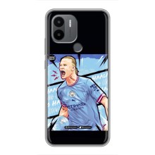 Чехлы с футболистом Ерлинг Холанд для Xiaomi Poco C50 (AlphaPrint) (гол Эрлинг Холланд)