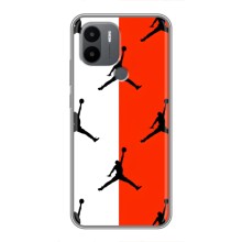 Чехлы для Xiaomi Poco C50 - с картинкой JORDAN (AlphaPrint) (Лого Джордан)