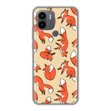 Чехлы с картинкой Лисички для Xiaomi Poco C50 (VPrint) (Лисички)