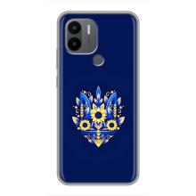 Чехлы для Xiaomi Poco C50  Укр. Символика (AlphaPrint) (Цветочный Герб)