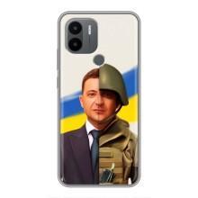 Чехол для Xiaomi Poco C50 (AlphaPrint - с принтом Зеленского) – Зеленский солдат