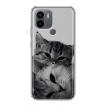 Чехол с рисунком кот на Xiaomi Poco C50 (Пара котов)
