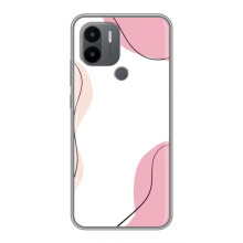 Чехол цветочный дизайн для Xiaomi Poco C50 – Розовый фон