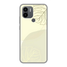 Чехол цветочный дизайн для Xiaomi Poco C50 – Зелёный фон