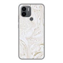 Мраморный чехол на Xiaomi Poco C50 (VPrint) (Белый мрамор)