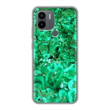 Мраморный чехол на Xiaomi Poco C50 (VPrint) (Салатный Мрамор)