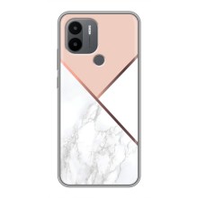 Мраморный чехол на Xiaomi Poco C50 (VPrint) (Тройной мрамор)