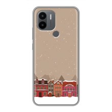 Новогодние, Праздничные Чехлы для Xiaomi Poco C50 - 2024 год (Зимний город)