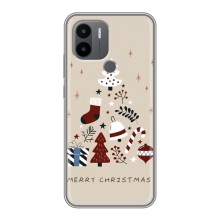 Різдвяні Чохли для Xiaomi Poco C50 (VPrint) (Merry Christmas)