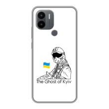 Защитные чехлы (Призрак Киева) для Xiaomi Poco C50 (AlphaPrint) (Летчик Киева)