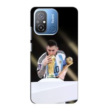 Чехлы Лео Месси Аргентина для Xiaomi POCO C55 (Кубок Мира)