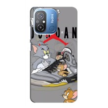 Силиконовый Чехол Nike Air Jordan на Поко С55 (Air Jordan)