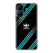 Чехлы Адидас для Xiaomi POCO C65 (AlphaPrint) (Адидас с полосами)
