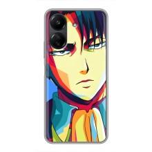 Чехлы Персонажи Аниме Наруто для Xiaomi POCO C65 (AlphaPrint) – Леви Аккерман