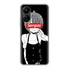 Чехлы Персонажи Аниме Наруто для Xiaomi POCO C65 (AlphaPrint) – Senpai