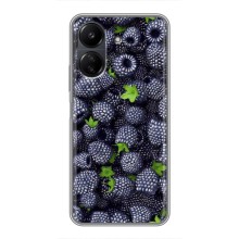 Чехлы с Фруктами для Xiaomi POCO C65 (VPrint) (Ежевика)