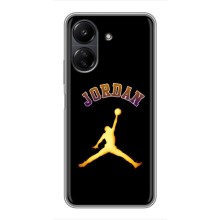 Чохли для Xiaomi POCO C65 - з картинкою JORDAN (AlphaPrint) (Jordan Gold)
