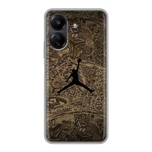 Чохли для Xiaomi POCO C65 - з картинкою JORDAN (AlphaPrint) (Logo Jordan)