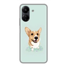 Чехлы с собаками для Xiaomi POCO C65 (VPrint) (Корги)