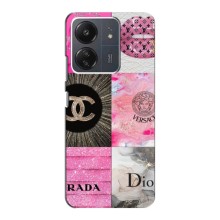 Чехол (Dior, Prada, YSL, Chanel) для Xiaomi POCO C65 (Модница)