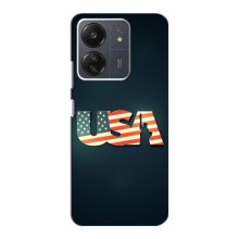 Чехол Флаг USA для Xiaomi POCO C65 – USA