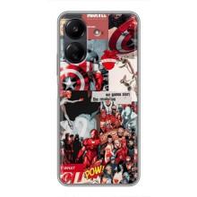 Чехол МАРВЕЛ для ПОКО С65 (AlphaPrint) – Марвел Комикс