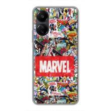 Чехол МАРВЕЛ для ПОКО С65 (AlphaPrint) – Марвел комиксы