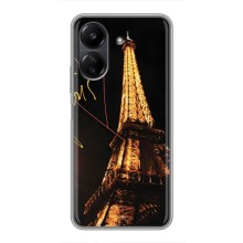 Чехол с Эйфелевой башней на Xiaomi POCO C65 (Paris)