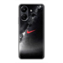 Чехол для Xiaomi POCO C65 - с принтом Найк (AlphaPrint) (Найк красный)