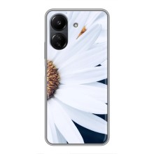 Чехол с ромашками на Xiaomi POCO C65 (Пол ромашки)