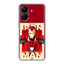 Чехол Супергерой Железный человек на Xiaomi POCO C65 (Iron man)