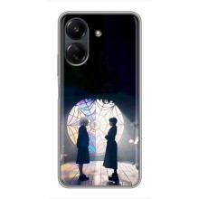 Чехлы Венсдей на Xiaomi POCO C65 Уэнсдей (AlphaPrint) (Уэнздей и Инид)