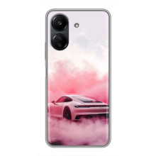 Чохол з авто Порше для Xiaomi POCO C65 – Рожевий Порше