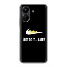 Чехол с логотипом Найк на Xiaomi POCO C65 (Nike just do it)