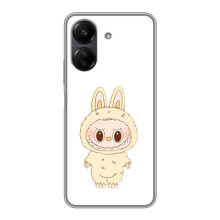 Чохол з принтом Лабубу для Xiaomi POCO C65 – Бежевий Лабубу
