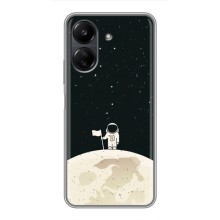 Космические Чехлы для ПОКО С65 (VPrint) (На луне)