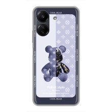 Крутые Чехлы Луи Виттон для Xiaomi POCO C65 (AlphaPrint) (Медвежонок LV)