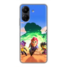 Силиконовый Чехол на Xiaomi POCO C65 с картинкой Brawl Stars (Бравел Старс)