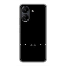 Силиконовый бампер с картинкой машины на Xiaomi POCO C65 (Силует Audi)