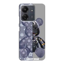 Силиконовый чехол для Xiaomi POCO C65 – Медведь Louis Vuitton