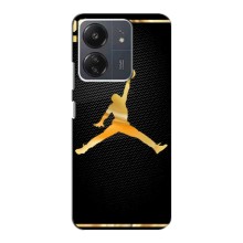 Силиконовый Чехол Nike Air Jordan на Поко С65 (Джордан 23)