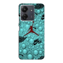 Силиконовый Чехол Nike Air Jordan на Поко С65 (Джордан Найк)