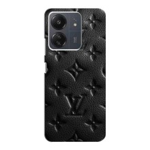 Текстурный Чехол Louis Vuitton для Поко С65 – Черный ЛВ