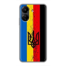Украинские Чехлы для Xiaomi POCO C65 с картинкой УПА (AlphaPrint) (Флаг УПА)