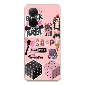 Чехлы с картинкой для Xiaomi Poco C71 – BLACK PINK коллаж