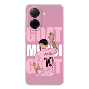 Чехлы Лео Месси в Майами на Xiaomi Poco C71 – GOAT MESSI