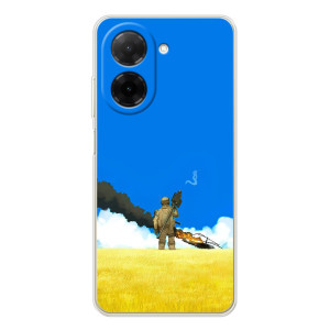 Чехлы на военную тематику для Xiaomi Poco C71 – Попадание