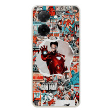 Чохли з героями Марвел Xiaomi Poco C71 (VPrint) (Айронмен)